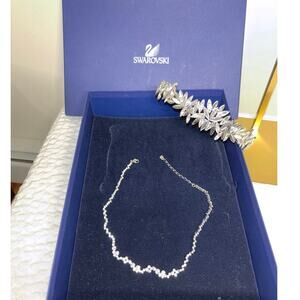 Swarovski Wedding Tiara and Necklace with Box